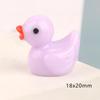 Nuevo color tridimensional patito pequeño diy bolsa ciega pequeña joyería micro paisaje adornos artesanías accesorios resina accesorios