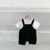 Ropa Nueva de Verano para Bebés y Niños Pequeños, Ropa para Bebé Niño, Conjunto Elegante de Dos Piezas para Salir para Recién Nacidos