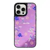 Flor Mariposa Pastel Adecuado para Funda de Teléfono Móvil Apple 16Promax Iphone15Pro Espejo 14Plus Dibujos Animados 13
