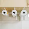 Portarrollos de Papel de Cocina sin Taladro Colgante Bajo Gabinete Estante de Almacenamiento Estante Dedicado para Almacenamiento de Papel Colgante para Film Adhesivo Absorbente de Aceite
