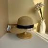Novo Chapéu de Palha Francês Bico de Pato Chapéu Equestre para Mulheres Passeio de Verão Casual Versátil Chapéu de Proteção Solar Chapéu de Palha