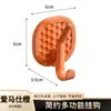 Ganchos de plástico estilo macarrón, ganchos adhesivos para baño sin taladro, ganchos pegables estilo dopamina para entrada y detrás de la puerta