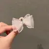 Pinza para el pelo negra tipo lazo de princesa, pinza de garra pequeña para mujer, pinza para flequillo de oreja de elfo, pinza para el pelo lateral y de la frente, accesorio para el pelo