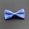 Gravata borboleta de cor sólida infantil Banquete coreano Dupla camada Candy Glossy Bow Tie Jardim de infância Alunos da escola primária Gravata borboleta