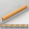 Wg6Q Manija Negra Simple Moderna en Forma de T para Armario, Gabinete, Zapatero, Cajón, Extensión de Manija para Puerta de Armario