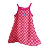 Ropa infantil transfronteriza verano nuevo falda de tirantes estilo occidental para niñas vestido a cuadros falda de playa para bebé comercio exterior del sudeste asiático