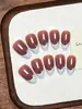 Uñas de Color Sólido Estilo Francés Forma de Almendra Transfronterizas, Simples y Aclarantes, Arte de Uñas Estilo Ins de Comercio Exterior, Puntas de Uñas, Uñas Postizas