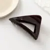 Pinza para el Cabello Minimalista de Acrílico Estilo Coreano, Pasador Vintage, Pinza de Tiburón, Nuevo Modelo 2025, Pinza de Cabello de Alta Gama para Mujeres, Parte Posterior de la Cabeza