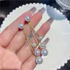Nuevos Pendientes Largos de Perlas de Moda, Pendientes Largos de Borla de Perlas Modernos y Versátiles, Pendientes Versátiles