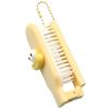 Novo engraçado grande boca dobrável pente bonito mini soft tooth pente de cabelo portátil estudante franja pente pequeno