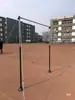 Equipo de Entrenamiento para Gimnasio en Interiores Barra de Competición Barra Única/Doble Dominadas Superficie de Barra Sólida para Exteriores Fitness en Casa Ajustable
