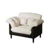 Sofá Sillón para Sala de Estar de Apartamento Pequeño Camellia para Viviendas de Alquiler, Sillón Individual de Ocio para Dormitorio de Apartamento, Sofá de Diseño para Bed & Breakfast