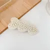 Presilha de cabelo de pérola estilo coreano para meninas, simples e estilosa, alto valor estético, adequada para uso diário, presilha lateral para franja e cabelos soltos, acessório de cabelo de presilha lateral de uma linha