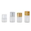 En Stock Tubo de Vidrio Transparente de 2 ml Tubo de Tirar Botella Boca de Tornillo 3 ml Muestra Plástico Electroplateado Tapa Dorada y Plateada Botella de Cilina