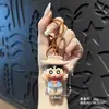 Chaveiro Tendência do Shin-Chan com Corda Trançada, Pingente de Mochila Boneco Shin-Chan, Pingente de Boutique