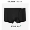 Calzoncillos bóxer de algodón para hombre 10A antibacterianos de verano transpirables talla grande de cintura media bóxers deportivos para hombre