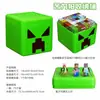 Cesta de Juguetes para Niños con Forma de Creeper, Caja de Almacenamiento para el Hogar, Sala de Estar, Bonita Contenedor para Snacks, Organizador de Alto Valor, Caja de Almacenamiento