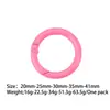 Anillo Abierto de Resorte Pintado Colorido Colgante para Llavero de Aleación de Zinc Accesorios para Joyería DIY Cierre de Resorte Gancho para Bolsos