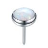 1 cabeza de Aobao de acero inoxidable 316L clavo de labio de barra puede reemplazar la cabeza de barra de poste de 0.8-1.2 mm