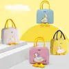 Bolsa de Lonchera de Dibujos Animados Linda, Bolsa Térmica, Lonchera, Lonchera Infantil, Lonchera Térmica de Papel de Aluminio para Estudiantes, Bolso al por Mayor