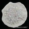 Accesorios para Joyería Hecha a Mano DIY de 36 Caras Iridiscentes de Doble Color, Cuentas Sueltas de Agujero Recto para Pulseras de Cuentas Sitio Web de Transmisión en Vivo