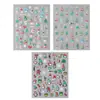 Beleza Total Transfronteiriça Novos Adesivos de Nail Art Natal Micro-Escultura Árvore de Natal Fofa Papai Noel Adesivos