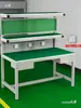 Bancada de Trabalho Anti-Estática de Fábrica para Oficina com Mesa de Operação Iluminada, Mesa de Inspeção para Experimentos de Reparo Eletrônico e Máquina de Moldagem por Injeção