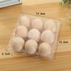 Caja de huevos desechable con engrosamiento de puntos, blíster para 10 huevos de pato transparentes, caja de plástico para mascotas, venta al por mayor