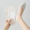 Calcetines de Verano Invisibles Antideslizantes para Mujer, Calcetines Deportivos de Color Sólido Absorbentes de Sudor, Calcetines Cortos con Lazo de Seda Integrado