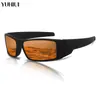 Gafas de Sol Personalizadas para Ciclismo Gafas Nuevas Recubrimiento Iridiscente Gafas de Visión Nocturna para Conducir Gafas de Sol para Exteriores Modernas de Moda