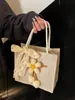 Bolsa de Mão de Linho de Luxo de Nicho para Mulheres 2026 Nova Tendência Estilo Coreano Ins Bolsa de Ombro Versátil e Fashion