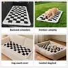 Alfombrilla para mascotas de coche, cojín de sofá de felpa, cojín de asiento grueso antideslizante, cama para perro de coche, colchoneta para dormir para perro para el asiento trasero del coche