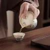 Regalos Empresariales, Juegos de Té de Viaje, Tazas Rápidas, Juegos Pequeños Portátiles, Juegos de Kung Fu de Alta Gama para Exteriores, Souvenirs de Team Building para Empresas