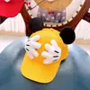 Boné Criativo Infantil Bico de Pato Novo Desenho Animado Mickey Orelha Fofa Design Bonito Boné de Baseball para Pegadinha Chapéu