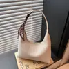 Textura Casual Moda Coreana Nova 2025 Lenço de Seda Casual Grande Capacidade Textura de Comutador Bolsa de Ombro de Luxo Leve