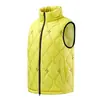 Chaleco cálido de grafeno con cuello alto, chaleco de algodón impermeable para invierno, chaleco de algodón plumón de comercio exterior transfronterizo, personalizado para hombre