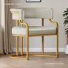 Silla de Comedor Simple de Lujo Ligero Silla de Recepción y Negociación Salón de Belleza Mahjong Silla Sofá de Ocio de Alta Calidad Silla Duradera para Maquillaje y Manicura