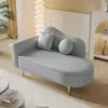 Mejora de Apartamento Pequeño: Sofá Chaise Longue con Capacidad de Almacenamiento, Sillón Reclinable Estilo Europeo, Área de Descanso de Minitienda de Ropa para Dormitorio, Chaise Longue de un Solo Asiento