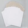 Cartón blanco tablero de revestimiento cartón para ropa cartón de revestimiento de doble cara camiseta corta camisa de cuello redondo bolsa para doblar ropa papel para ropa
