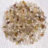Direto do fabricante, ornamento de cascalho de cristal rutilado de cobre natural, pedra de cristal rutilado de cobre dourado claro