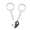Llavero de metal magnético creativo transfronterizo con diseño de amistad y amor, regalo para mejores amigas y novias, venta al por mayor