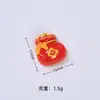 Linterna de Año Nuevo Lingote Dibujos Animados Accesorios de Joyería DIY Accesorios de Pegamento de Crema Pequeños Accesorios de Resina Materiales para Pasadores Venta al por Mayor