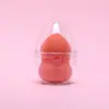 Aili Yan Huevo de Belleza Naranja Coral Traje Súper Suave Sin Polvo Esponja de Maquillaje Plus Estante de Secado y Almacenamiento Solución de Limpieza