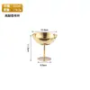 Taça de Champanhe de Aço Inoxidável com Haste Espessada, Copo de Coquetel para Bar, Copo de Sobremesa Martini de Luxo para Uso Doméstico, Resistente a Estilhaços