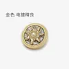 Botones de Perla Incrustados con Diamantes Plateados, Botones Metálicos Huecos con Forma de Sol, Botones Decorativos de Alta Gama para Abrigos y Trajes