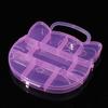 Nueva Caja de Almacenamiento Rosa Linda Cabeza de Gato DIY Joyería de Cuentas Compartimento Transparente Caja de Almacenamiento de Plástico Venta al por Mayor