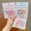 Gomas para el pelo de pulgar de colores de caramelo de dibujos animados para niños, Diademas para bebé, Gomas elásticas de alta elasticidad para niñas pequeñas, Cuerdas para el pelo para niñas