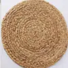 Atacado de fábrica spot material natural de Eichhornia crassipes almofada isolante jogo americano tecido à mão porta-copos almofada para panela de areia anti-escaldante tigela