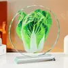 Enfeites de Pintura de Cristal com uma Mensagem de Prosperidade, Decoração de Casa Elegante e de Alto Padrão para Sala de Estar, Bar, Rack de TV, Cerimônia de Inauguração, Presente de Inauguração