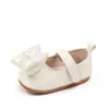 Zapatos de Primavera y Verano para Bebé Niña Pequeña con Lazo Grande Suela de Goma Antideslizantes Zapatos de Bebé 0-12 Meses Zapatos de Bebé